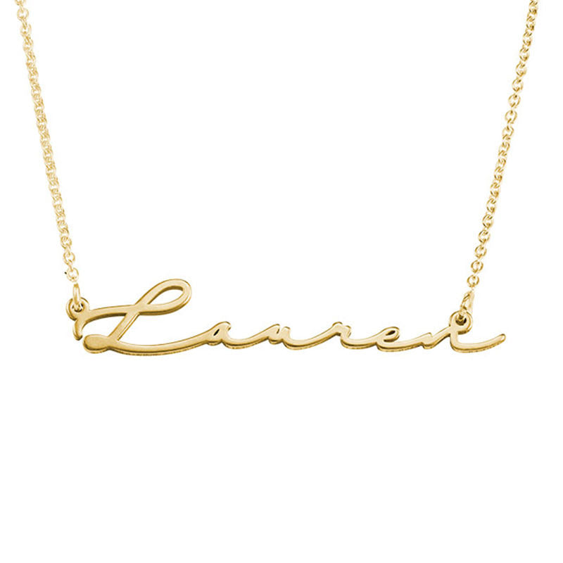 The Script Name Necklace
